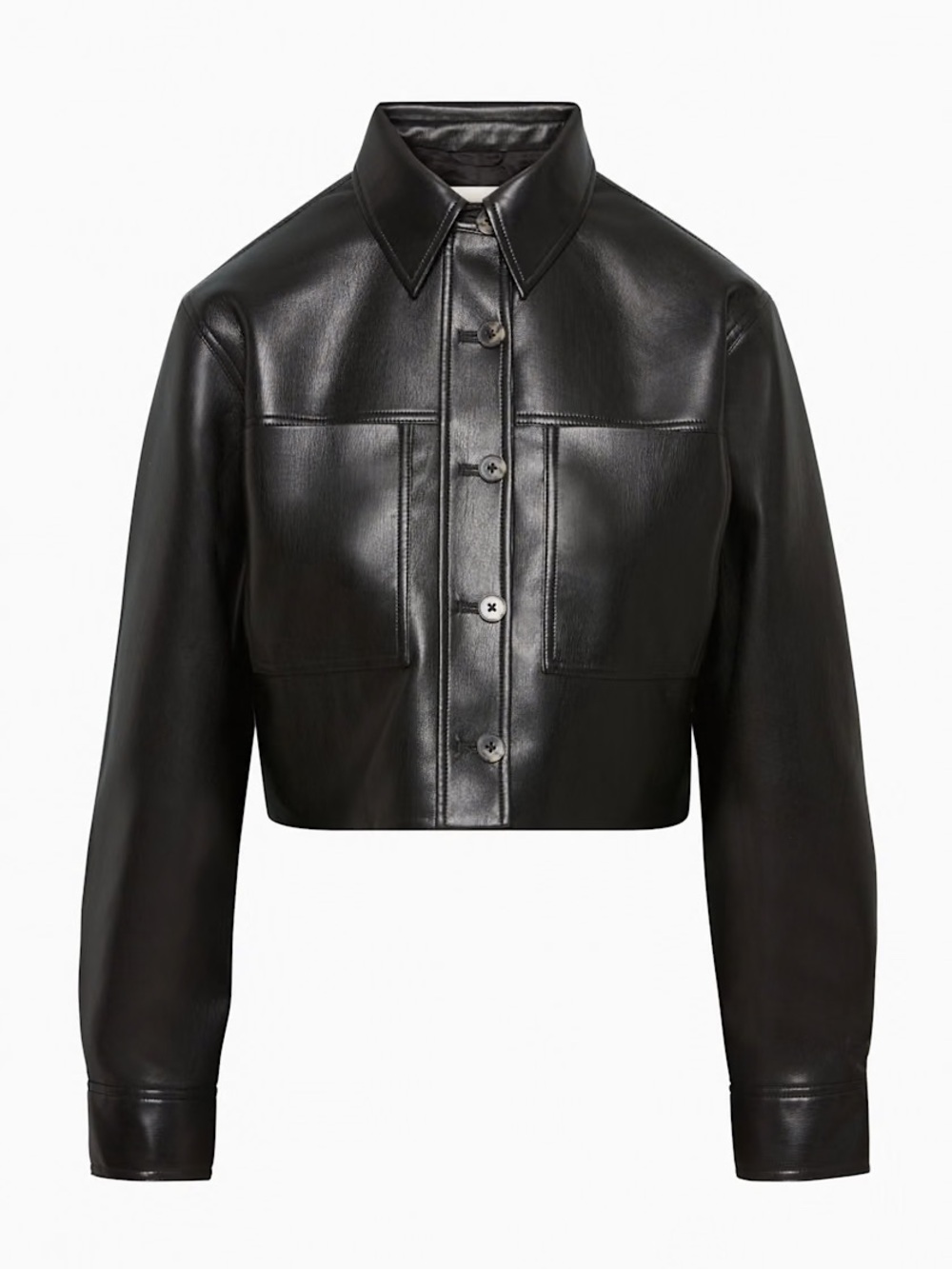 ARITZIA Faux Leather Little Cropped Jacket